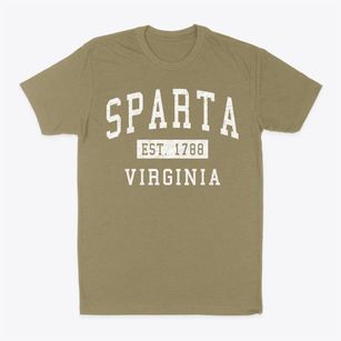 Sparta Virginia Classic Established Classic Dad T-Shirt