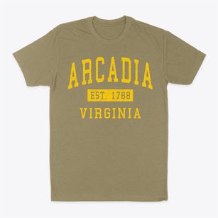 Arcadia Virginia Classic Established Classic Dad T-Shirt
