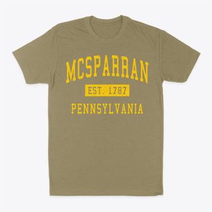 Mcsparran Pennsylvania Classic Established Classic Dad T-Shirt