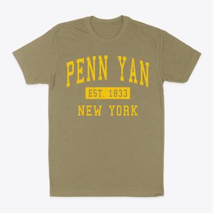 Penn Yan New York Classic Established Classic Dad T-Shirt