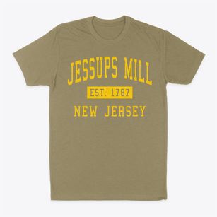 Jessups Mill New Jersey Classic Established Classic Dad T-Shirt