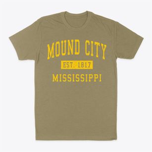 Mound City Mississippi Classic Established Classic Dad T-Shirt