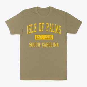 Isle Of Palms South Carolina Classic Established Classic Dad T-Shirt