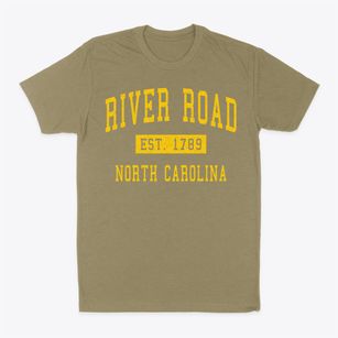 River Road North Carolina Classic Established Classic Dad T-Shirt