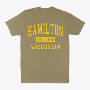 Hamilton Wisconsin Classic Established Classic Dad T-Shirt