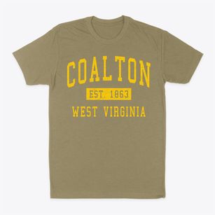 Coalton West Virginia Classic Established Classic Dad T-Shirt