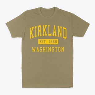 Kirkland Washington Classic Established Classic Dad T-Shirt
