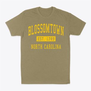Blossomtown North Carolina Classic Established Classic Dad T-Shirt