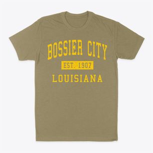 Bossier City Louisiana Classic Established Classic Dad T-Shirt