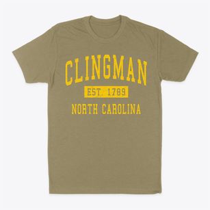 Clingman North Carolina Classic Established Classic Dad T-Shirt