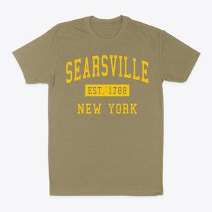 Searsville New York Classic Established Classic Dad T-Shirt