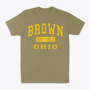 Brown Ohio Classic Established Classic Dad T-Shirt