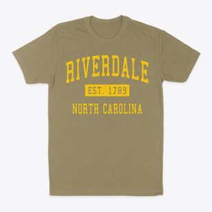 Riverdale North Carolina Classic Established Classic Dad T-Shirt