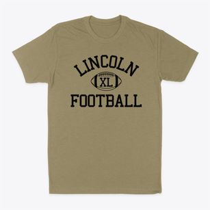 Lincoln Christian School Classic Football Classic Dad T-Shirt