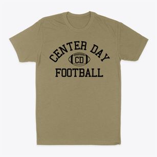 Center Day School Classic Football Classic Dad T-Shirt