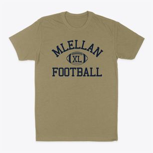 Mlellan  School Classic Football Classic Dad T-Shirt