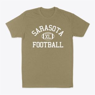 Sarasota Lutheran School Classic Football Classic Dad T-Shirt
