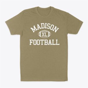 Madison High School Classic Football Classic Dad T-Shirt