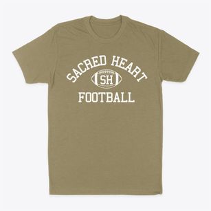 Sacred Heart School Classic Football Classic Dad T-Shirt