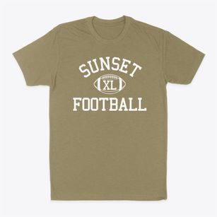 Sunset High School Classic Football Classic Dad T-Shirt