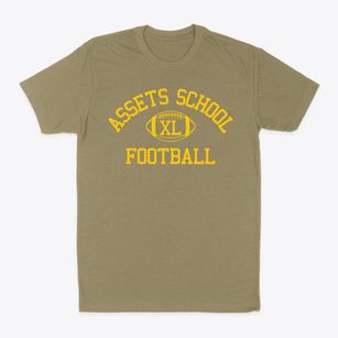 Assets School Classic Football Classic Dad T-Shirt