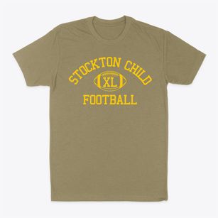 Stockton Child Parent Center Classic Football Classic Dad T-Shirt