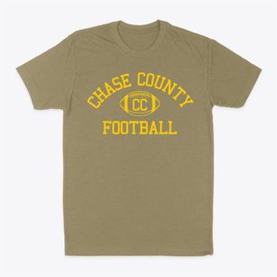 Chase County High School Classic Football Classic Dad T-Shirt