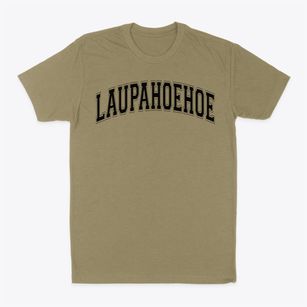 Laupahoehoe High & Elementary School Varsity Arch Classic Dad T-Shirt