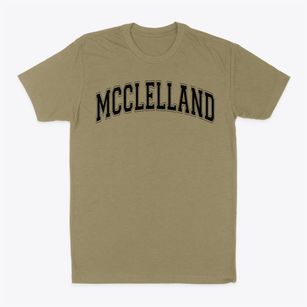 Mcclelland Elementary School Varsity Arch Classic Dad T-Shirt