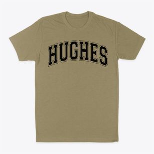 Hughes Middle School Varsity Arch Classic Dad T-Shirt