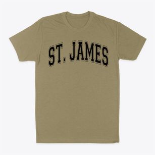 Saint James Episcopal Montessori School Varsity Arch Classic Dad T-Shirt