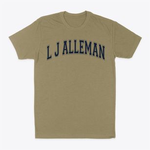 L J Alleman Middle School Varsity Arch Classic Dad T-Shirt