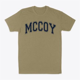 Mccoy Elementary School Varsity Arch Classic Dad T-Shirt