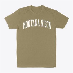 Montana Vista Elementary School Varsity Arch Classic Dad T-Shirt