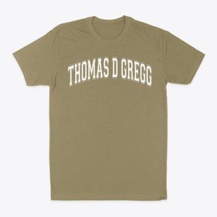 Thomas D Gregg Elementary School 15 Varsity Arch Classic Dad T-Shirt