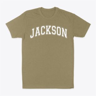 Jackson High School Varsity Arch Classic Dad T-Shirt