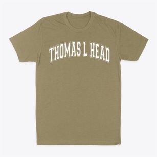 Thomas L Head Elementary School Varsity Arch Classic Dad T-Shirt