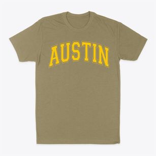 Austin High School Varsity Arch Classic Dad T-Shirt