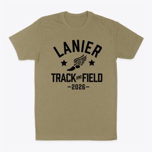 Lanier High School Track and Field Classic Dad T-Shirt
