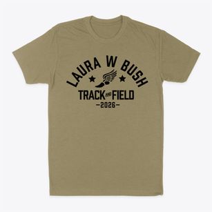 Laura W Bush Elementary School Track and Field Classic Dad T-Shirt