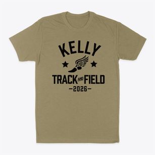 Monsignor Kelly Catholic High School Track and Field Classic Dad T-Shirt