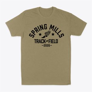 Spring Mills Middle School Track and Field Classic Dad T-Shirt