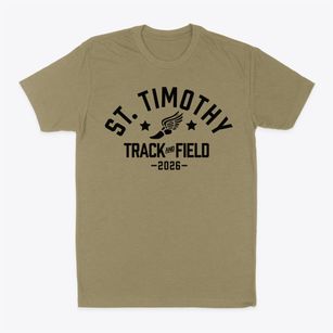 Saint Timothy School Track and Field Classic Dad T-Shirt