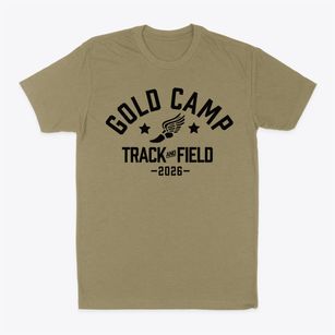 Gold Camp Elementary School Track and Field Classic Dad T-Shirt