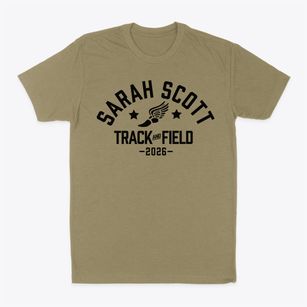 Sarah Scott Middle School Track and Field Classic Dad T-Shirt