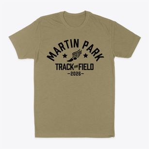 Martin Park Elementary School Track and Field Classic Dad T-Shirt