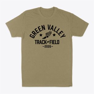Green Valley Elementary School Track and Field Classic Dad T-Shirt