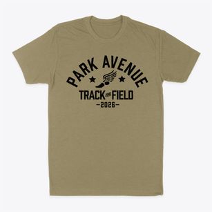 Park Avenue Elementary School Track and Field Classic Dad T-Shirt