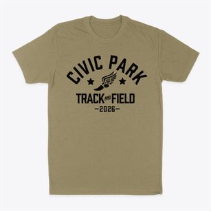 Civic Park Elementary School Track and Field Classic Dad T-Shirt