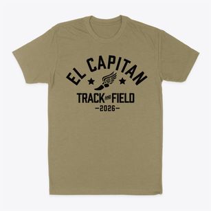 El Capitan Elementary School Track and Field Classic Dad T-Shirt